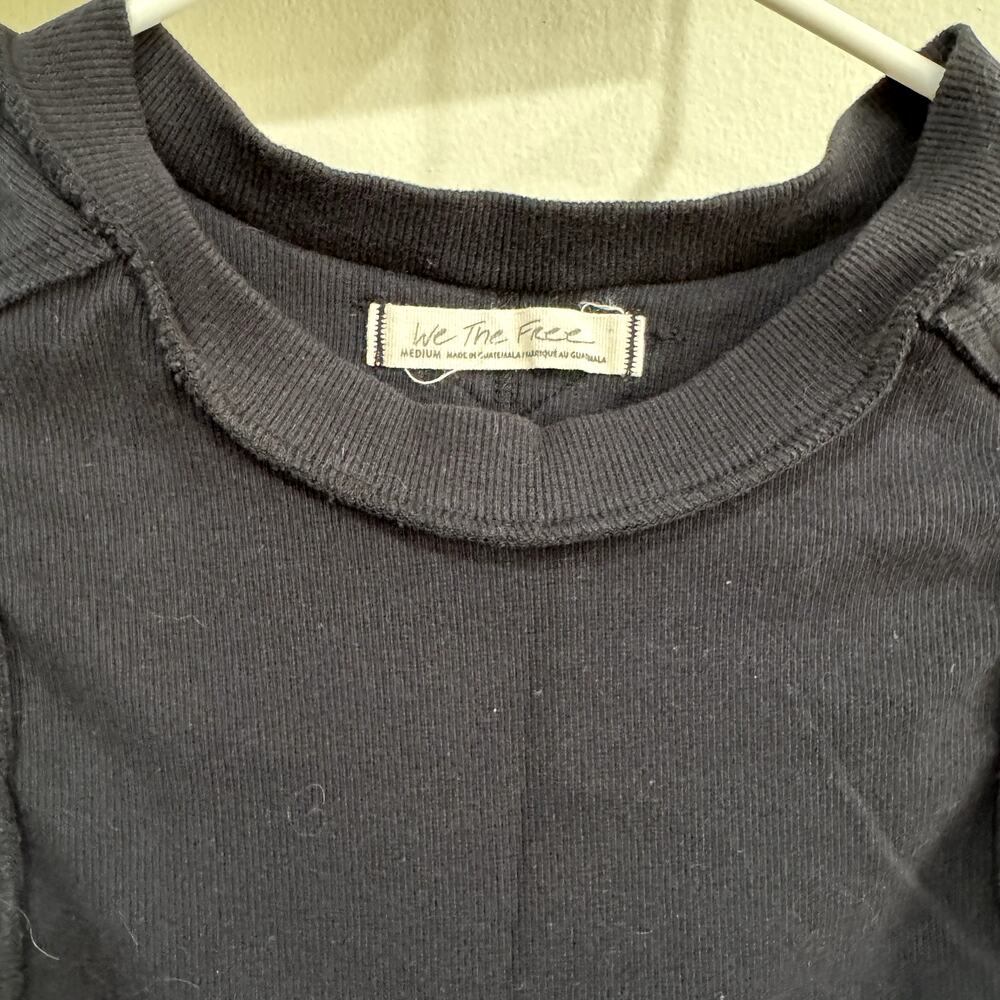 Free People Black Kate Tank Top Women's Size Medium - Picture 3 of 4